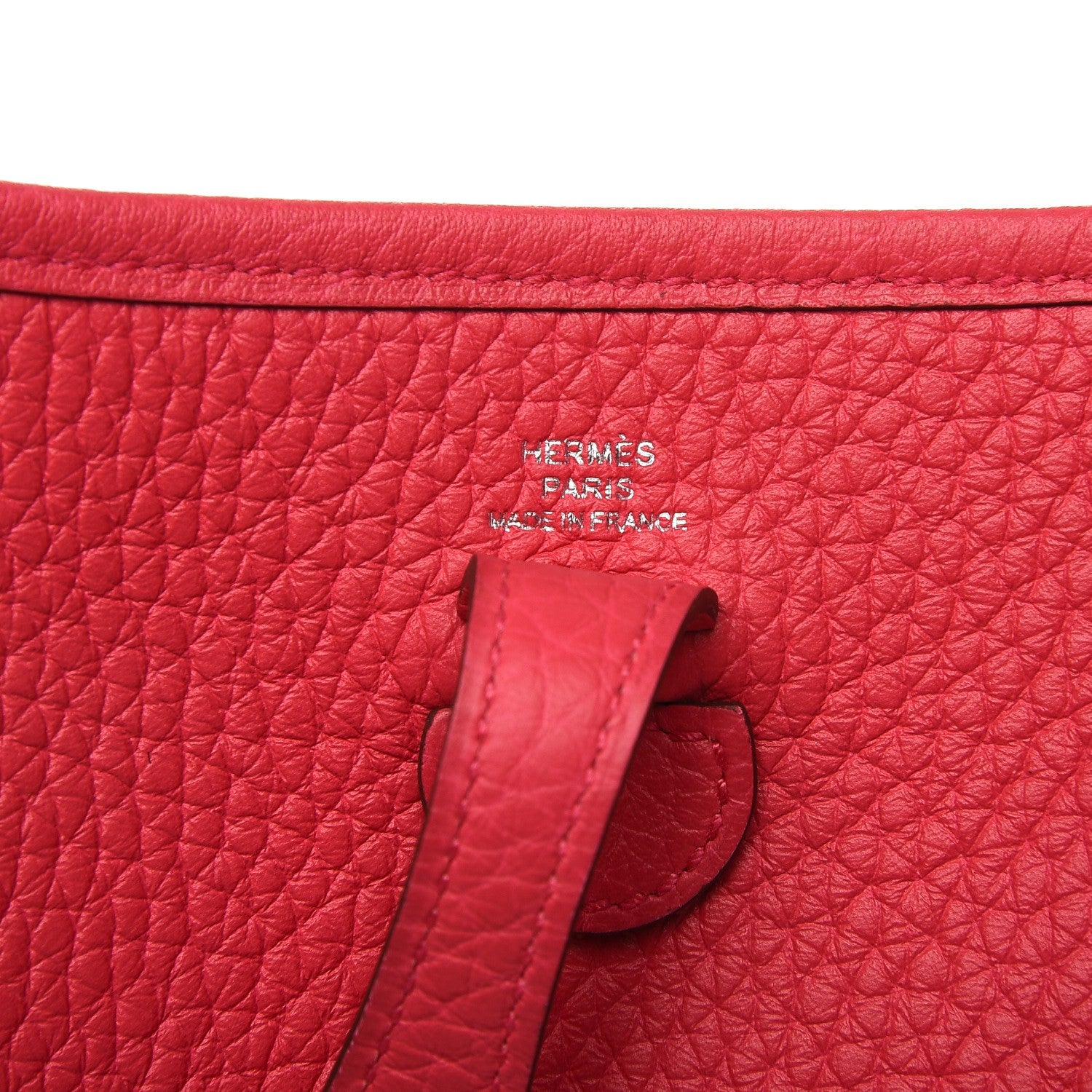 Hermes Taurillon Clemence Evelyne TPM Rose Extreme 4 of 7