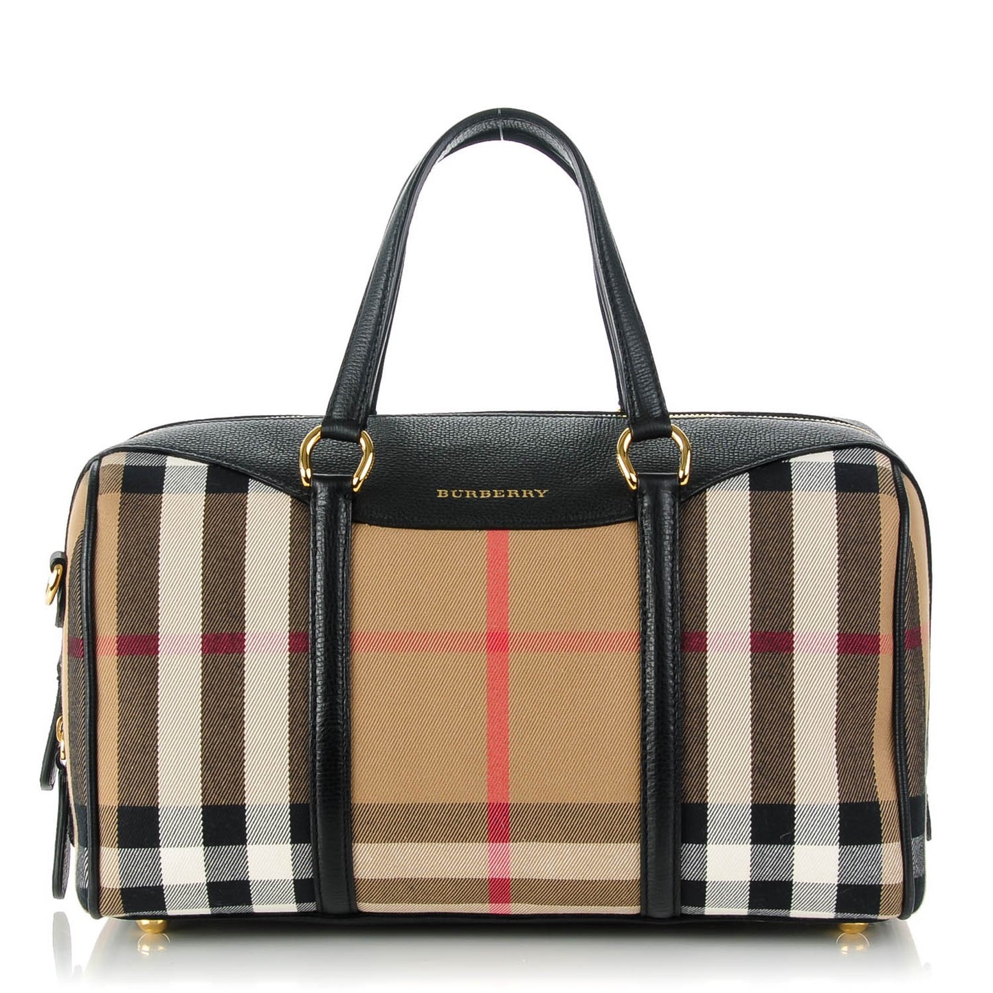 House Check Medium Alchester Bowling Bag Black
