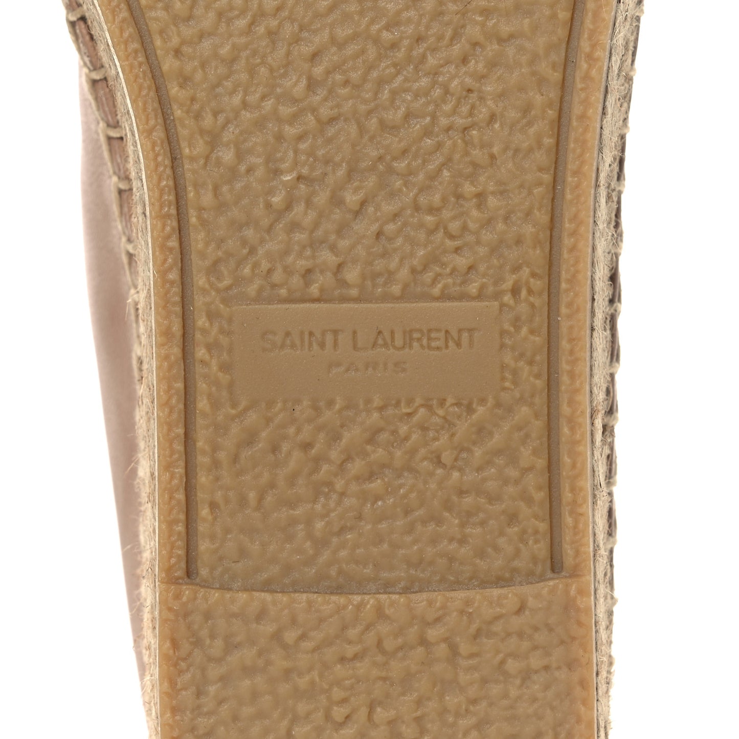 Lambskin Monogram Espadrilles 37 Nude