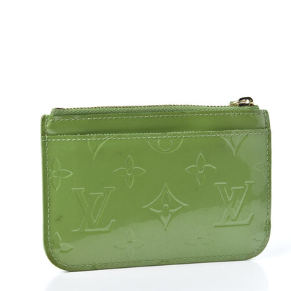 Louis Vuitton Vernis Key Pouch Vert Tonic 2 of 7