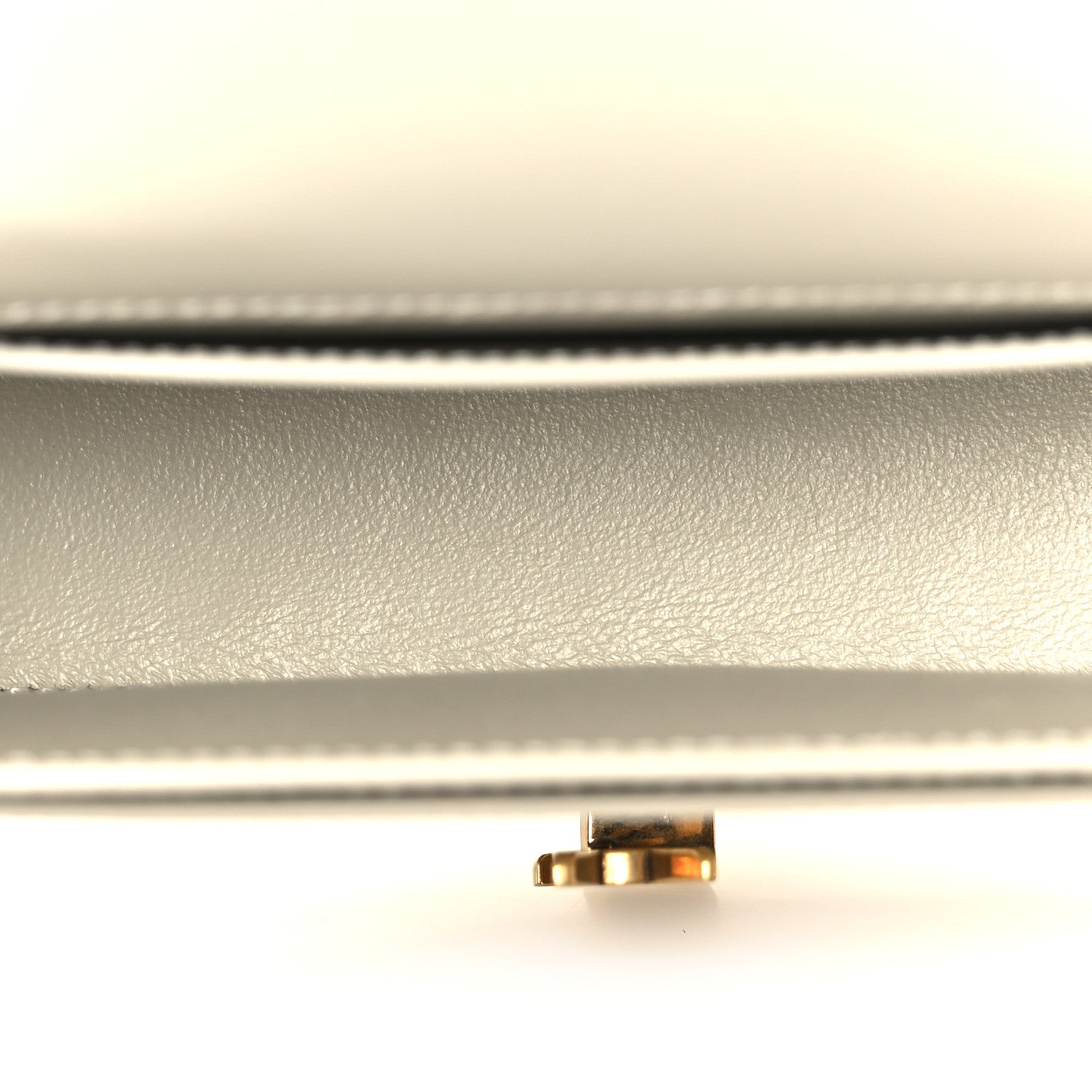 Saint Laurent Box Calfskin Mini Voltaire Shoulder Bag Crema soft 5 of 11