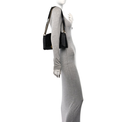 Chanel Goat Hair Medium Celtic Boy Flap Black 2 of 10