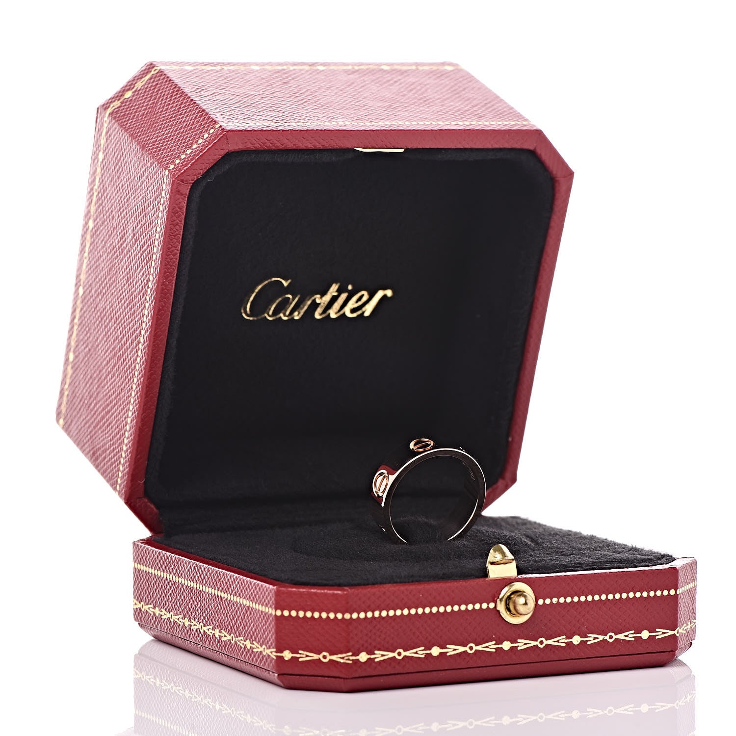 Cartier 18K Pink Gold 5.5mm LOVE Ring 50 5.25 5 of 5