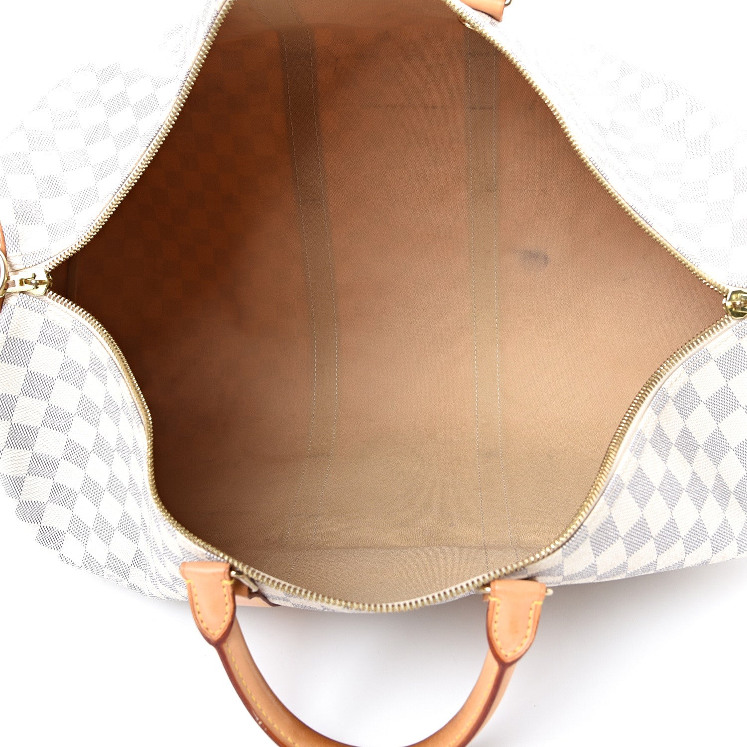 Louis Vuitton Damier Azur Keepall Bandouliere 55 4 of 16