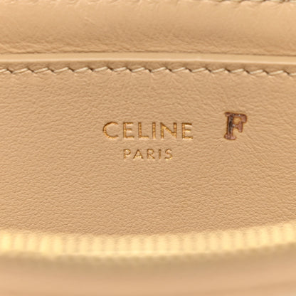 Celine Calfskin Quilted C Charm Pouch Nude 6 of 8