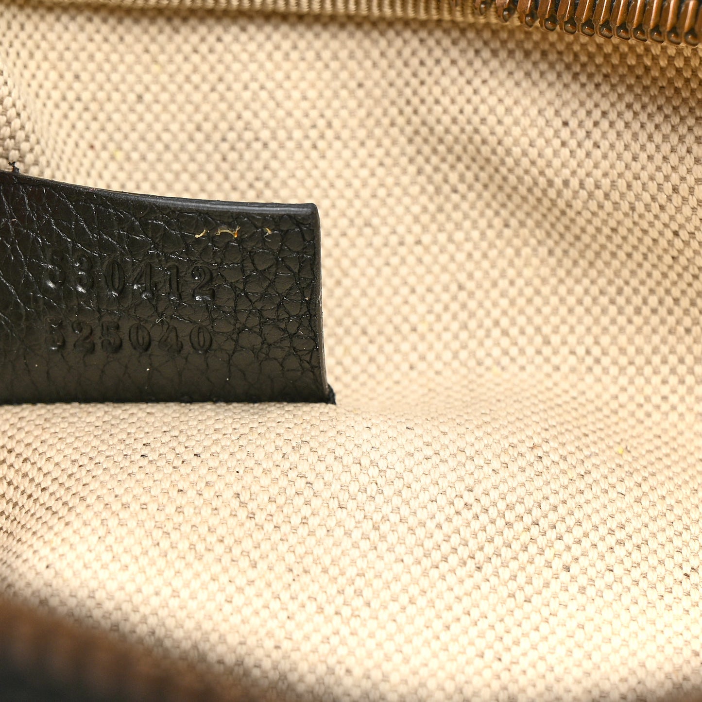 Grained Calfskin Logo Belt Bag Black