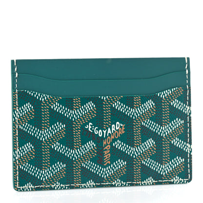 Goyard Goyardine Saint Sulpice Card Holder Green 3 of 7