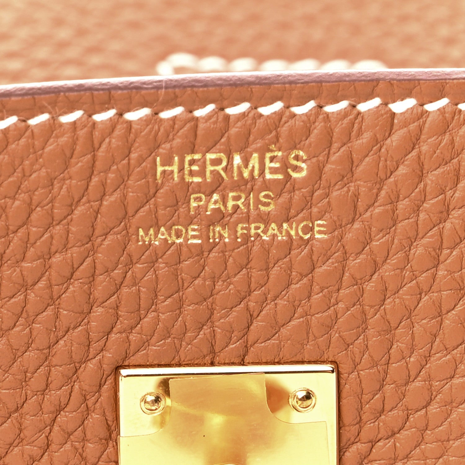 Hermes Togo Birkin 25 Gold 6 of 11
