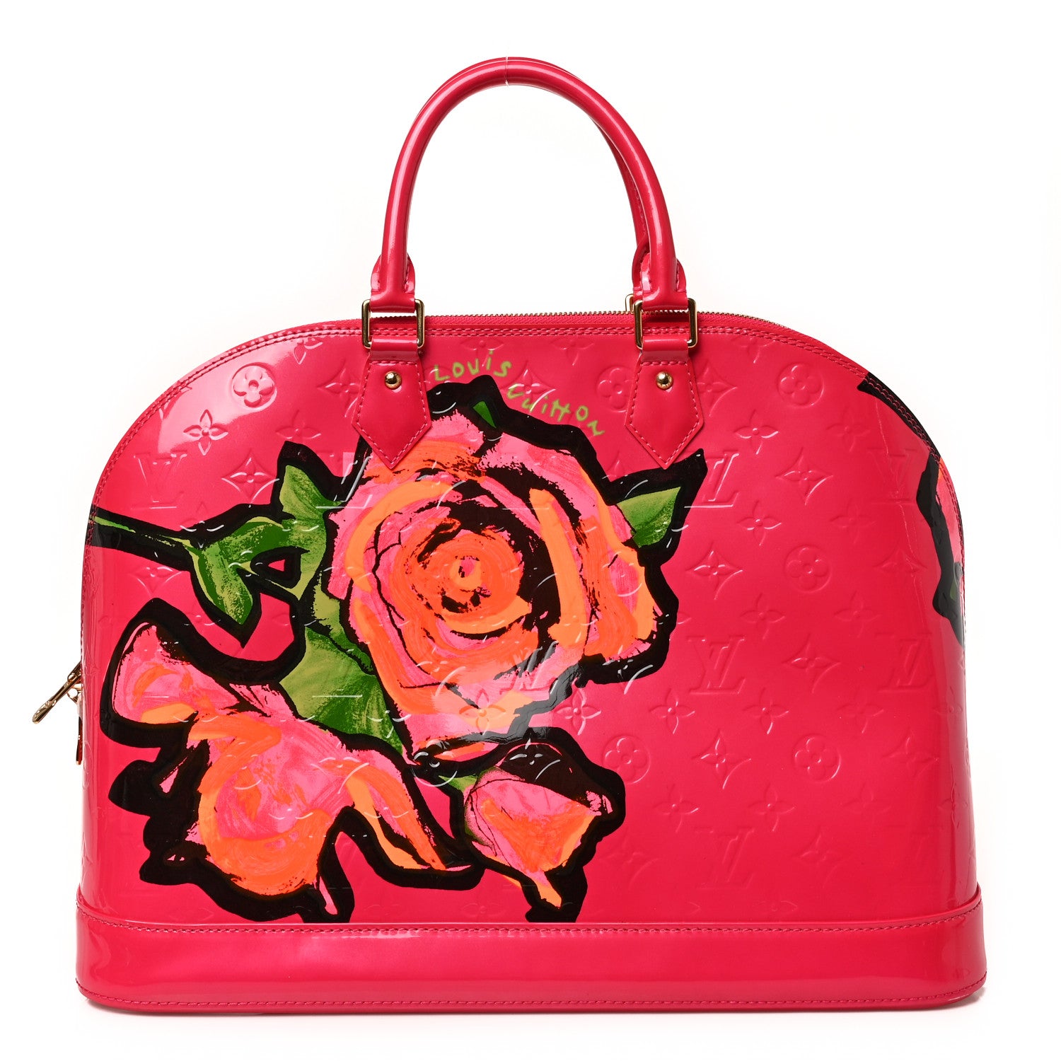 Louis Vuitton Vernis Roses Alma GM Rose Pop 1 of 8