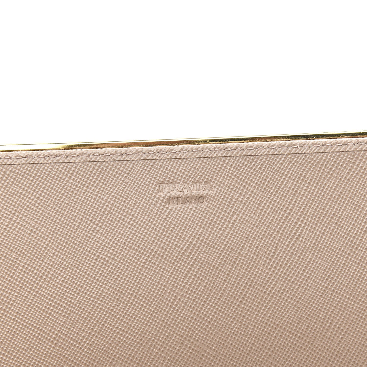 Prada Saffiano Metal Bar Chain Wallet Cammeo 6 of 11