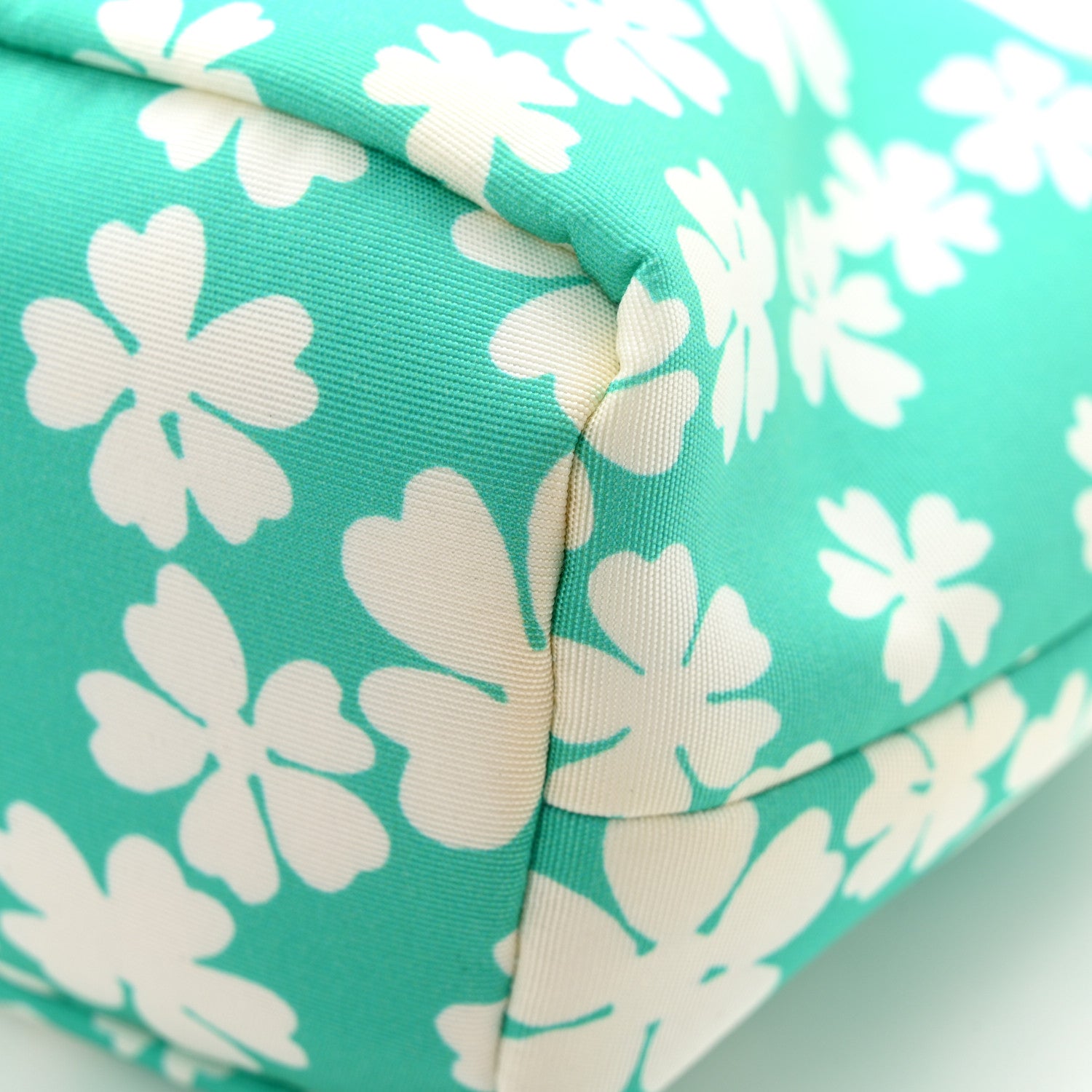 Miu Miu Nylon Magnolia Print Mini Spirit Cire Bag Giada White 11 of 13