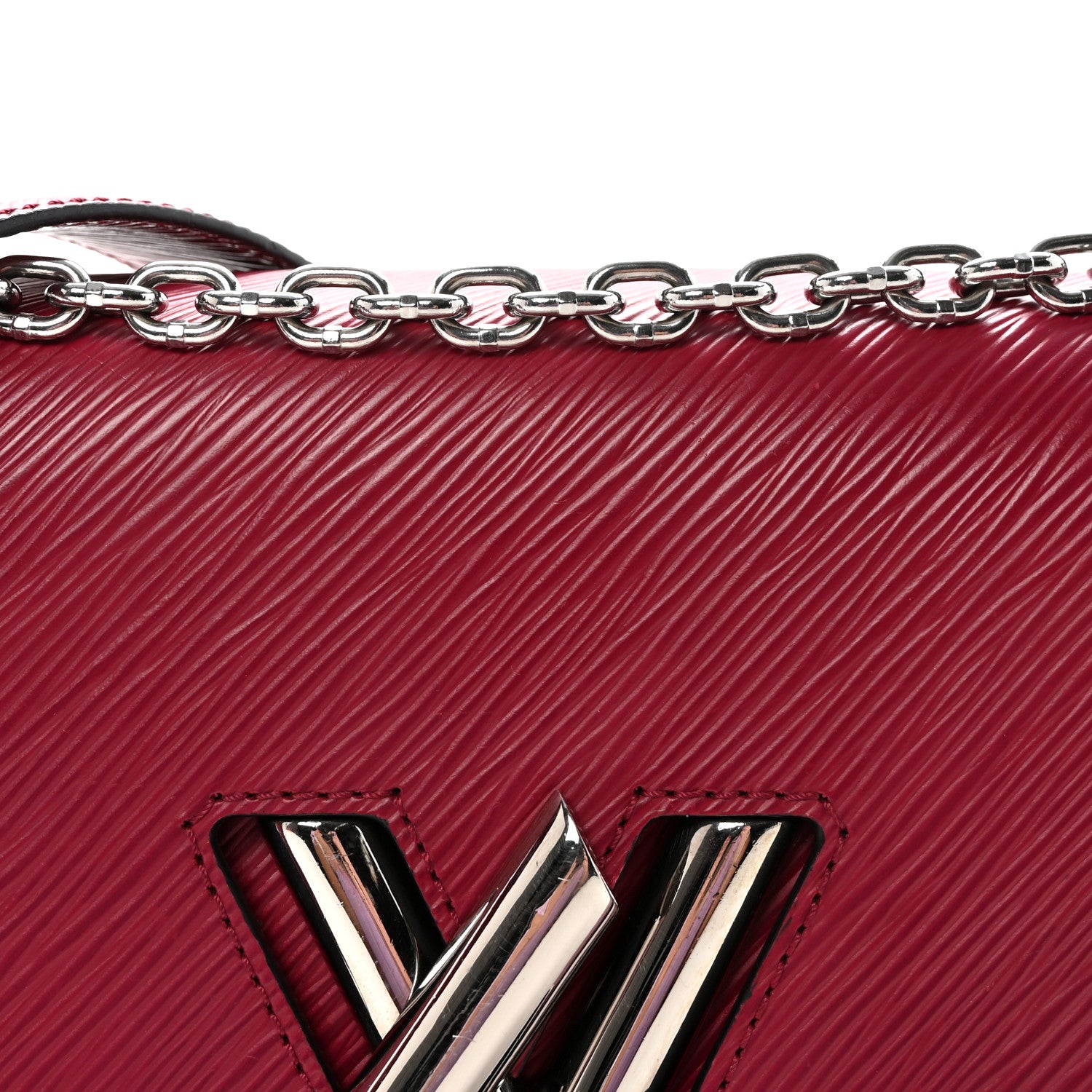 Louis Vuitton Epi Twist Shoulder Bag MM Fuchsia 7 of 9