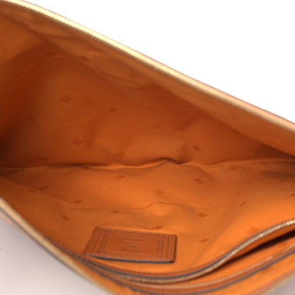 MCM Visetos Heritage Large Pouch Cognac 5 of 9