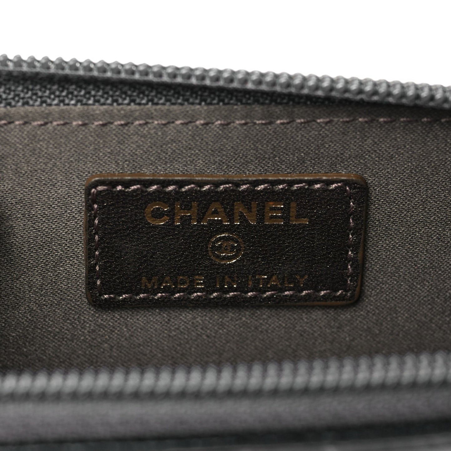 Lambskin Camellia Embossed Key Holder Case Black