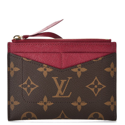 Louis Vuitton Monogram Zipped Card Holder Fuchsia 1 of 8