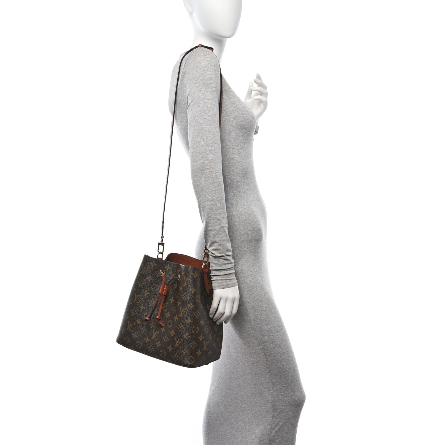 Louis Vuitton Monogram Neonoe MM Caramel 3 of 9