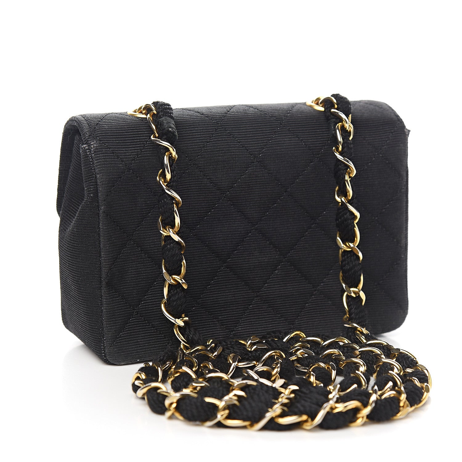 Chanel Jersey Quilted Mini Square Flap Black 2 of 11