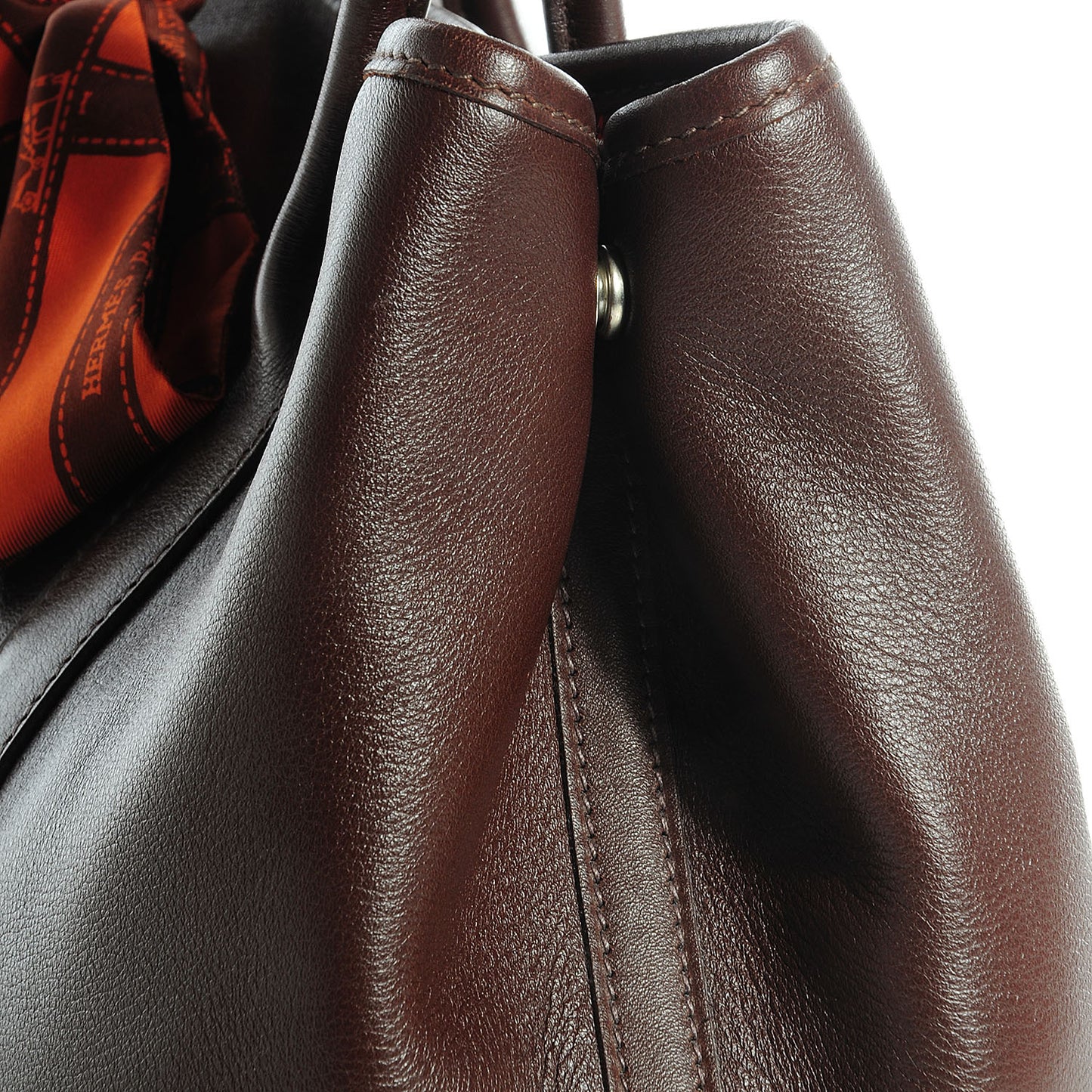 Swift Leather Bolduc Twilly Garden Party TPM Tote Chocolate