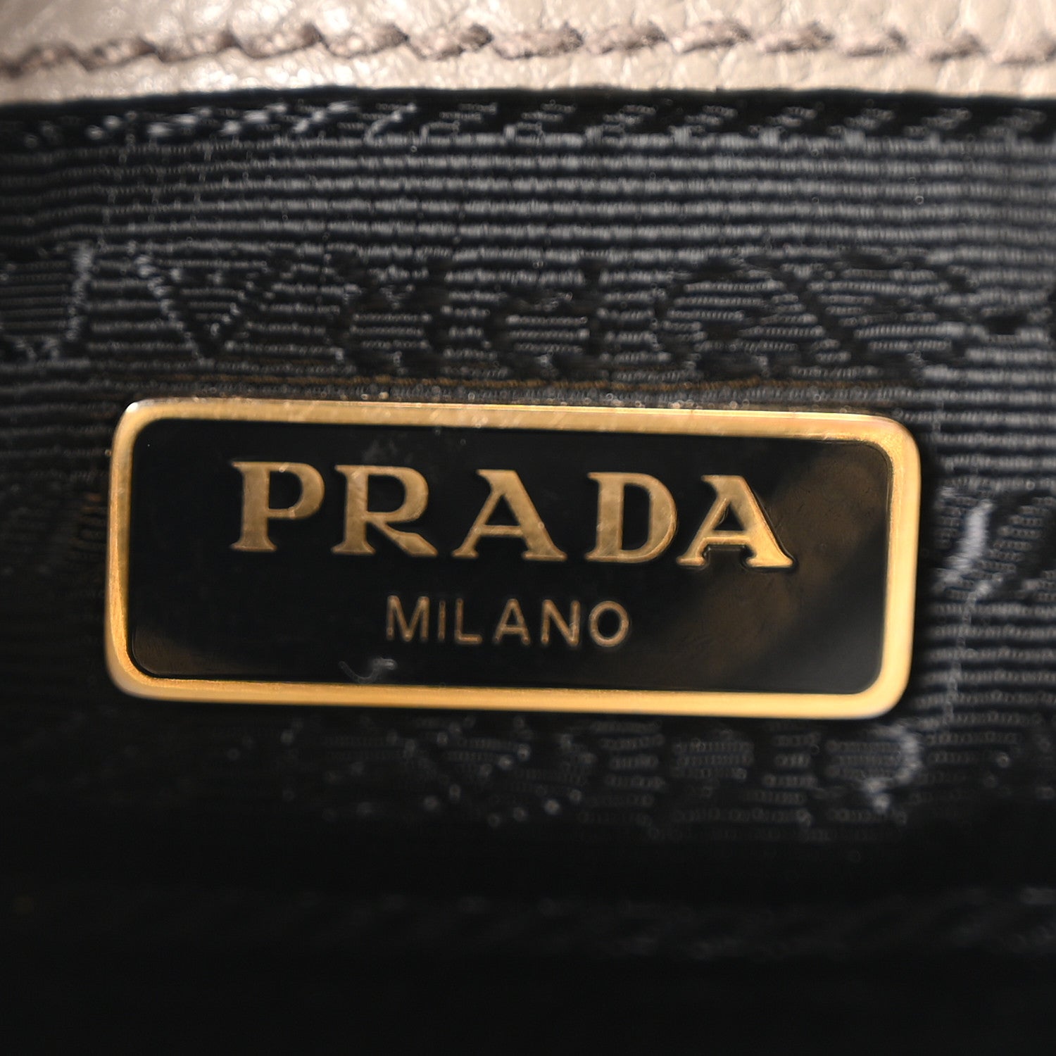 Prada Vitello Phenix Double Zip Crossbody Bag Argilla 6 of 9