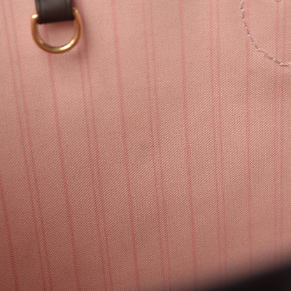 Louis Vuitton Damier Ebene Neo Neverfull MM Rose Ballerine 9 of 14
