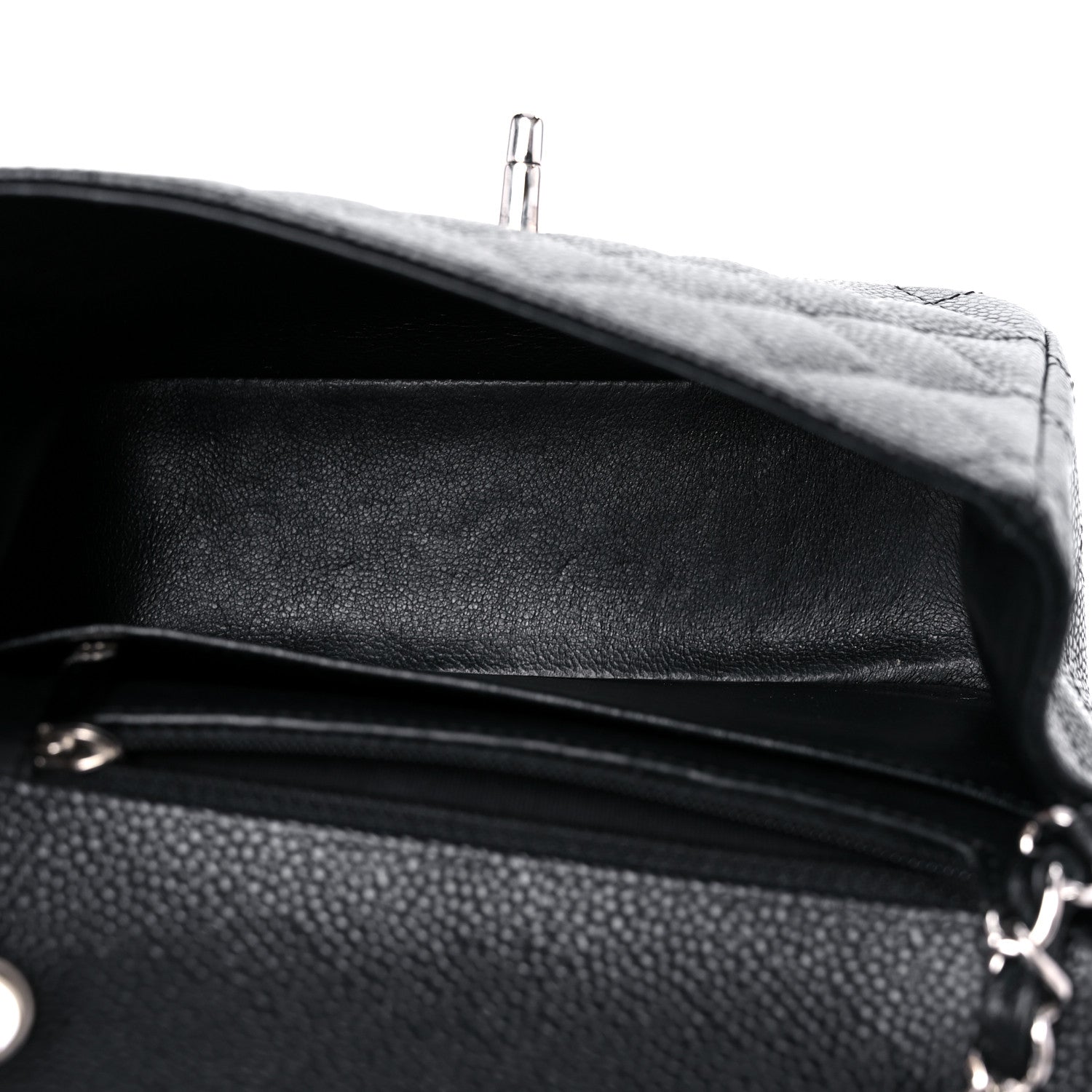 Chanel Caviar Quilted Mini Square Flap Black 5 of 9