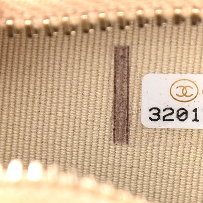 Chanel Metallic Lambskin Quilted CC In Love Heart Waist Belt Bag With Chain Gold 7 of 11