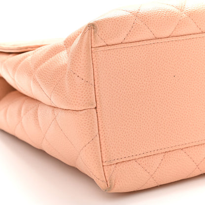 Chanel Caviar Quilted Jumbo Kelly Flap Beige 7 of 13