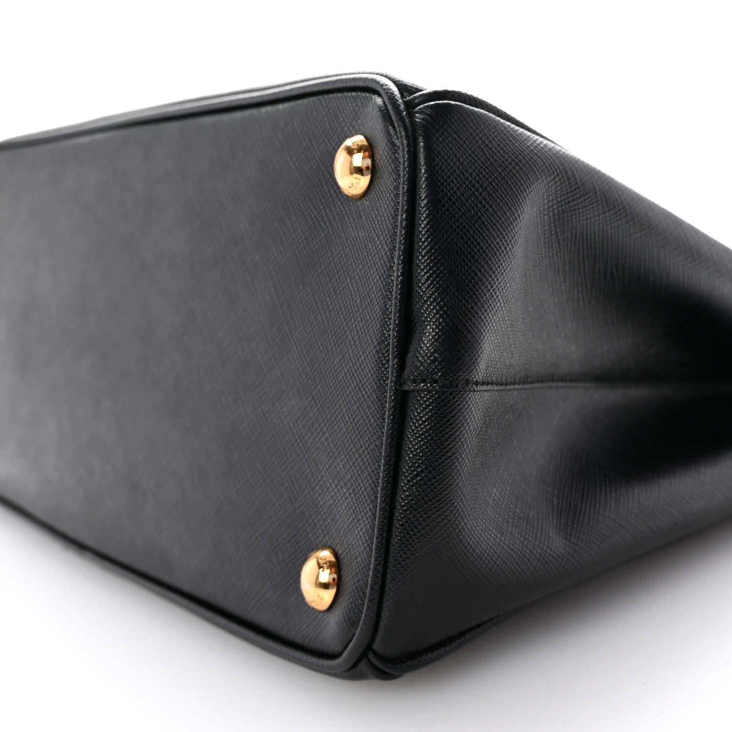 Prada Saffiano Small Galleria Double Zip Tote Black 9 of 9