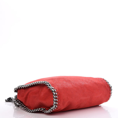 Stella McCartney Shaggy Deer Mini Falabella Shoulder Bag Cherry 4 of 8