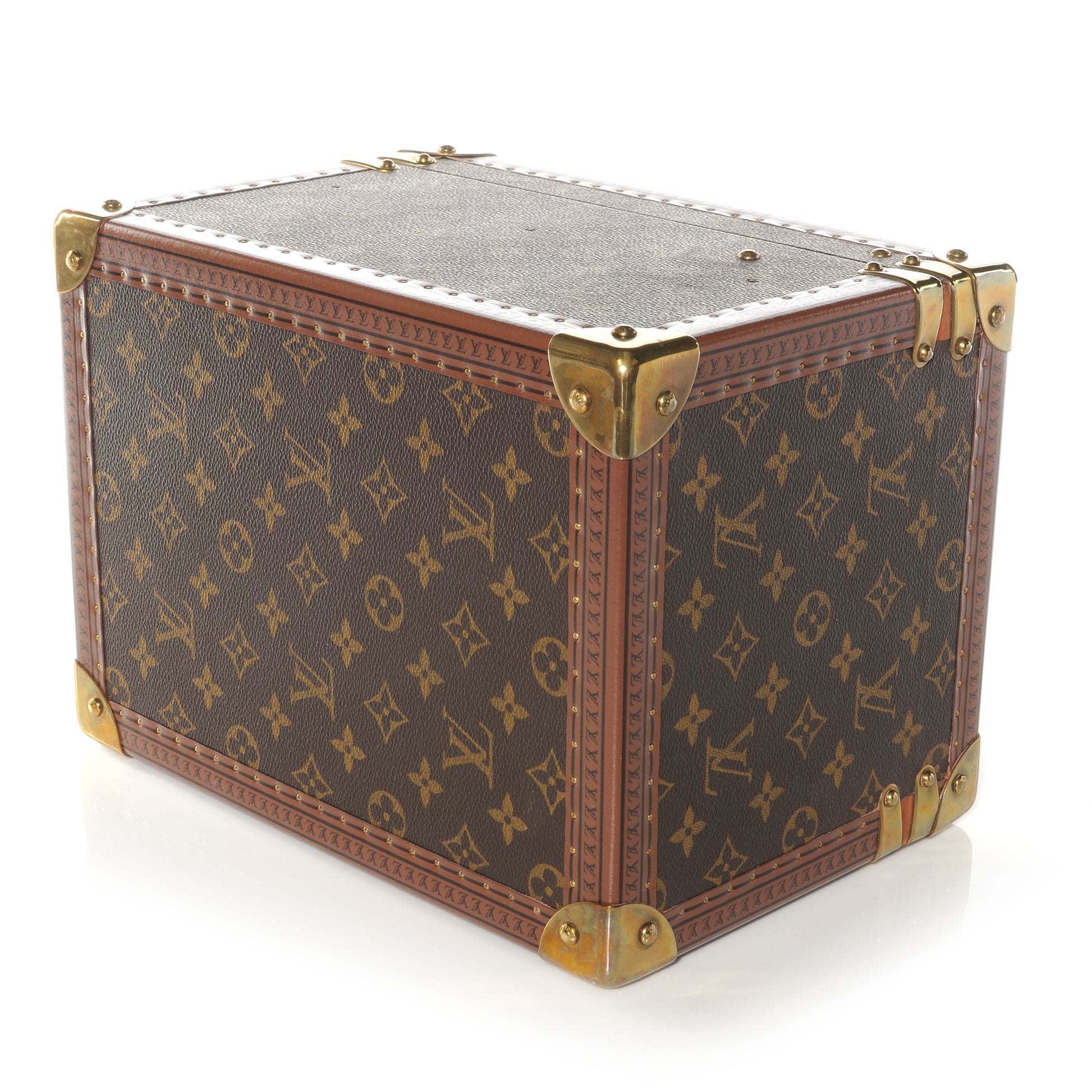 Louis Vuitton Monogram Boite Flacons Lozine Beauty Train Trunk Case 6 of 10