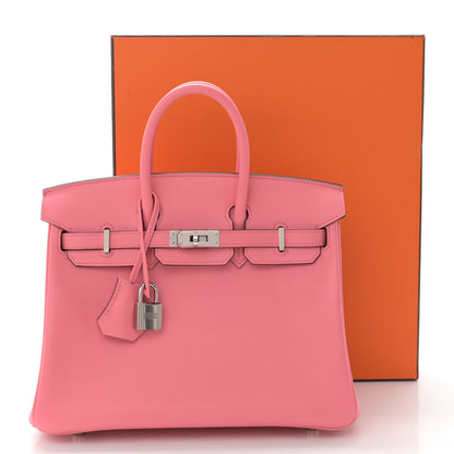 Hermes Swift Birkin 25 Rose D'ete 13 of 13