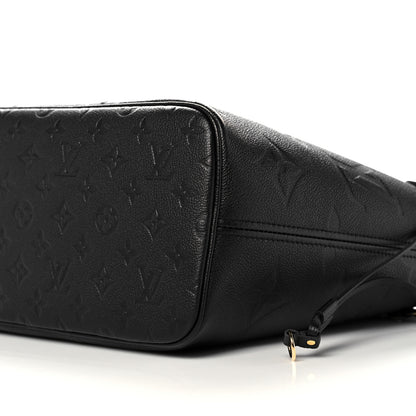 Louis Vuitton Empreinte Monogram Giant Neverfull MM Black 8 of 9
