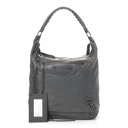 Balenciaga Agneau Classic Hardware Day Hobo Tarmac 1 of 9