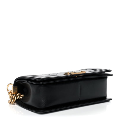 Chanel Caviar Quilted Medium Boy Flap Black 4 of 12