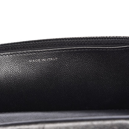 Chanel Caviar Quilted Boy Wallet On Chain WOC So Black 7 of 14