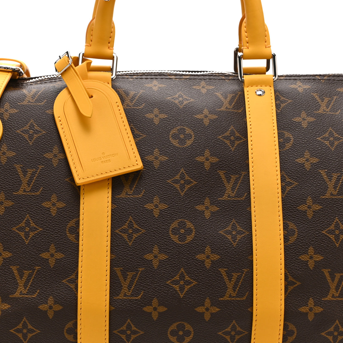 Monogram Macassar Keepall Bandouliere 50 Safran Yellow
