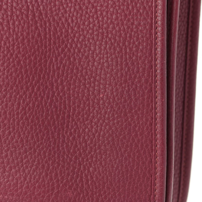 Hermes Taurillon Clemence Evelyne III PM Rubis 13 of 15