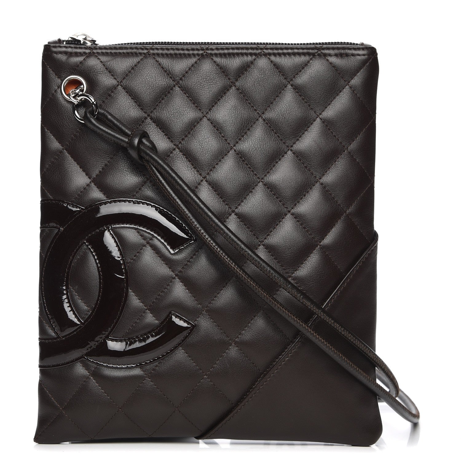Chanel Calfskin Cambon Flat Messenger Brown 1 of 7