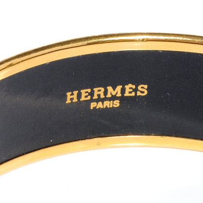 Hermes Enamel Printed Wide Bracelet 65 4 of 5