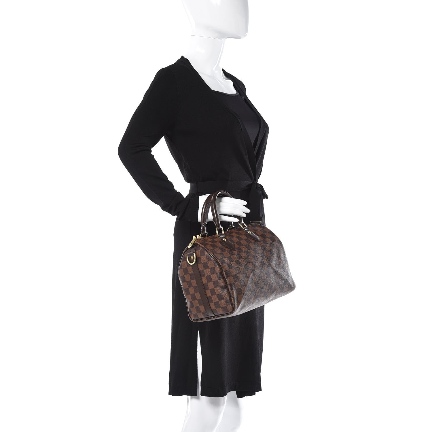 Louis Vuitton Damier Ebene Speedy Bandouliere 25 3 of 8