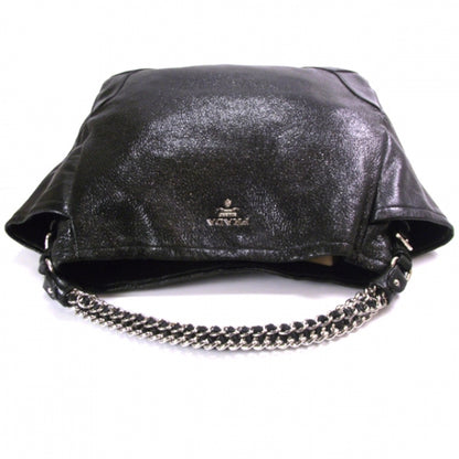 Prada Cervo Lux Chain Shoulder Bag Black 6 of 12
