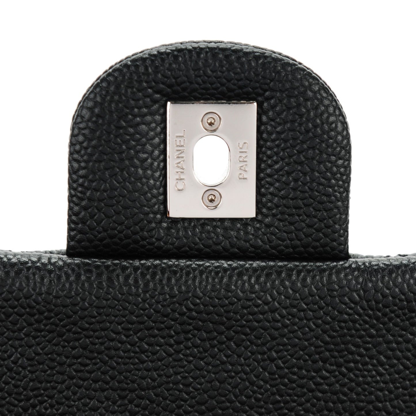 Caviar Quilted Medium Easy Flap Black