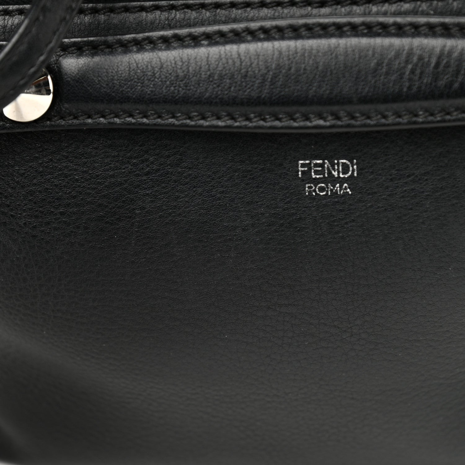 Fendi Vitello Dolce Medium By The Way Boston Bag Black 11 of 11