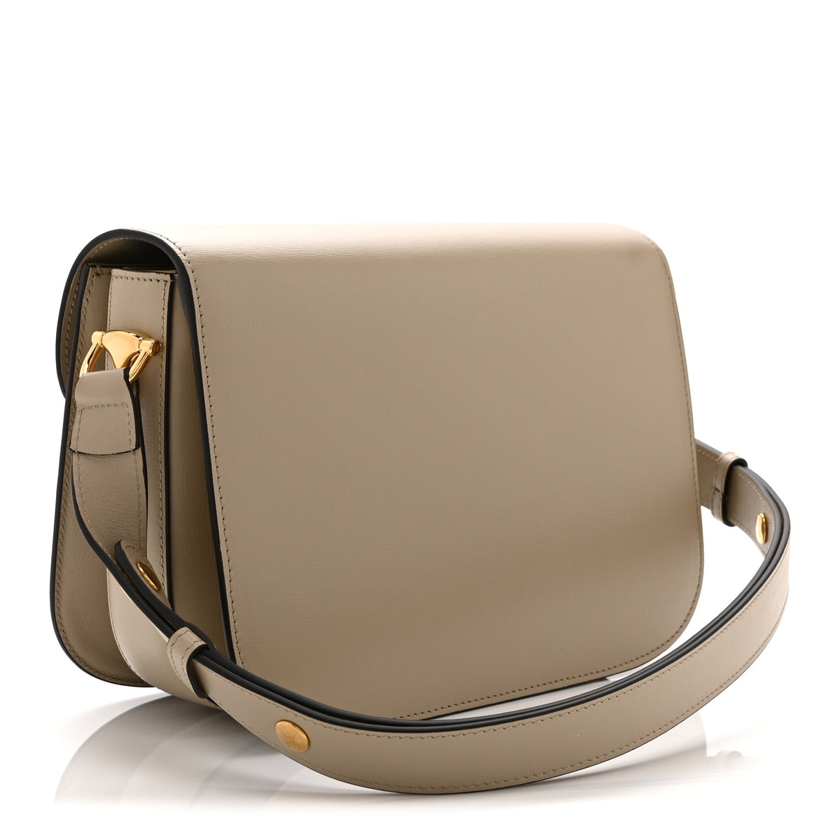 Gucci Azalea Calfskin Horsebit 1955 Shoulder Bag  Oatmeal 3 of 11