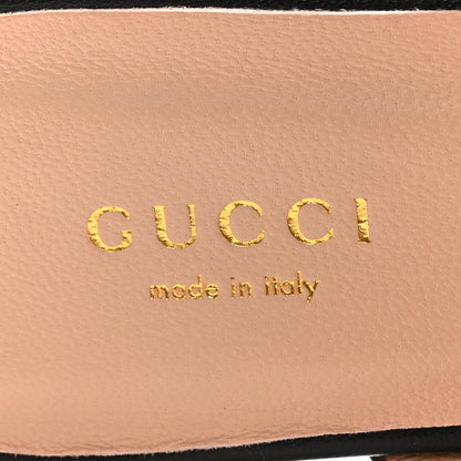 Gucci Malaga Kid Blondie Thong Sandals 35.5 Black 8 of 9