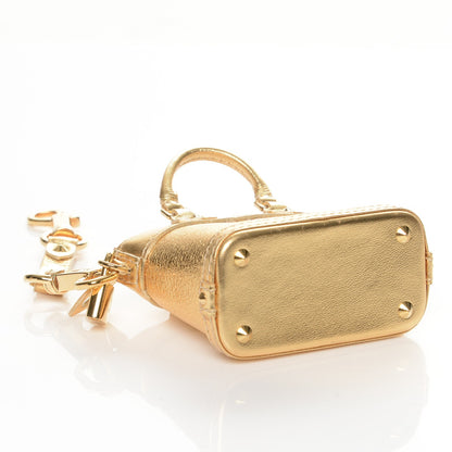 Louis Vuitton Suhali Mini Lockit Bag Charm Gold 4 of 6