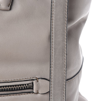 Miu Miu Vitello Soft Calfskin Shopping Tote Fumo 20 of 21