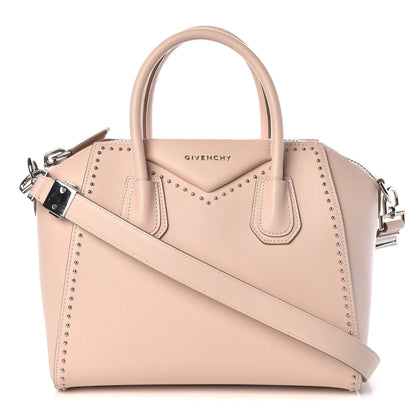 Givenchy Calfskin Small Studded Antigona Beige Buff 1 of 12