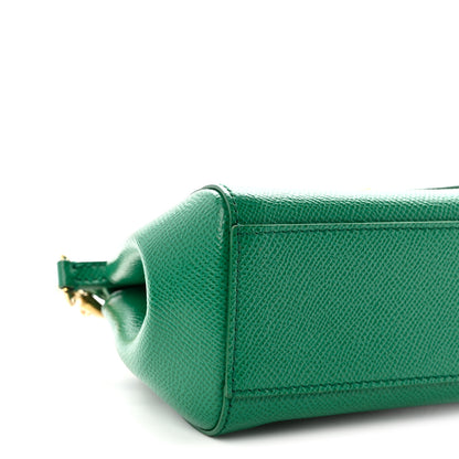 Dolce & Gabbana Dauphine Micro Miss Sicily Satchel Green 8 of 9