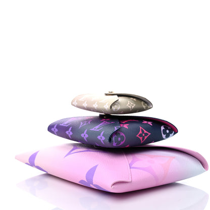 Louis Vuitton Monogram Giant Spring In The City Kirigami Pochette Set Sunrise Pastel Midnight Fuchsia Sunset Kaki 9 of 9